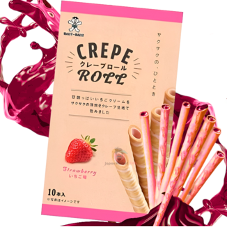 Barquillos Crepe Roll Fresa Want-Want