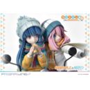 Laid-Back Camp Estatua PVC 1/7 Prisma Wing Nadeshiko Kagamihara & Rin Shima 24 cm