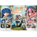 Laid-Back Camp Estatua PVC 1/7 Prisma Wing Nadeshiko Kagamihara & Rin Shima 24 cm
