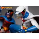 Gatchaman Estatua Amazing Art Collection Ken the Eagle, The Leader of the Science Ninja Team 34 cm