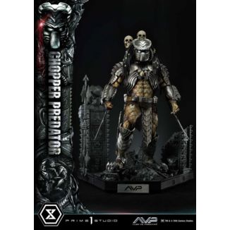 The Alien vs. Predator Estatua Museum Masterline Series 1/3 Chopper Predator 103 cm