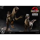 Jurassic Park Estatua Prime Collectibles 1/10 Velociraptor Open Mouth 19 cm