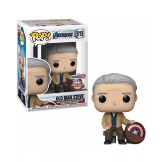 Funko Old Man Steve Roger Capitán América Avengers: Endgame Marvel Cómics Year of the Shield 80 Aniversario POP! 915