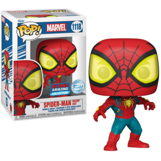 Funko Spiderman Oscorp Suit Marvel Cómics Beyond Amazing Collection POP! 1118