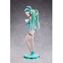 Original Character PVC Statue 1/4 Green Twin Tail Bunny-chan Fishnet Tights Ver. 43 cm