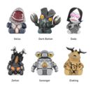 Blind Box Figure KAIJU Sitting in a Row Series Pop Mart