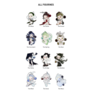 Pin Aleatorio SKULLPANDA The Ink Plum Blossom Series Pop Mart