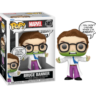Dr. Bruce Banner Hulk Marvel Comics Funko POP! 1417