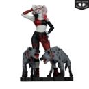 DC Direct Estatua 1/10 Harley Quinn: Red, White & Black Harley Quinn by Jenny Frison 19 cm