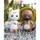 Little Fox with Two Tails Vinyl Figure Chibi Creature Tenko 15 cm      