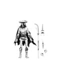 Teenage Mutant Ninja Turtles Action Figure Elite Foot Ninja Guard Black & White 18 cm